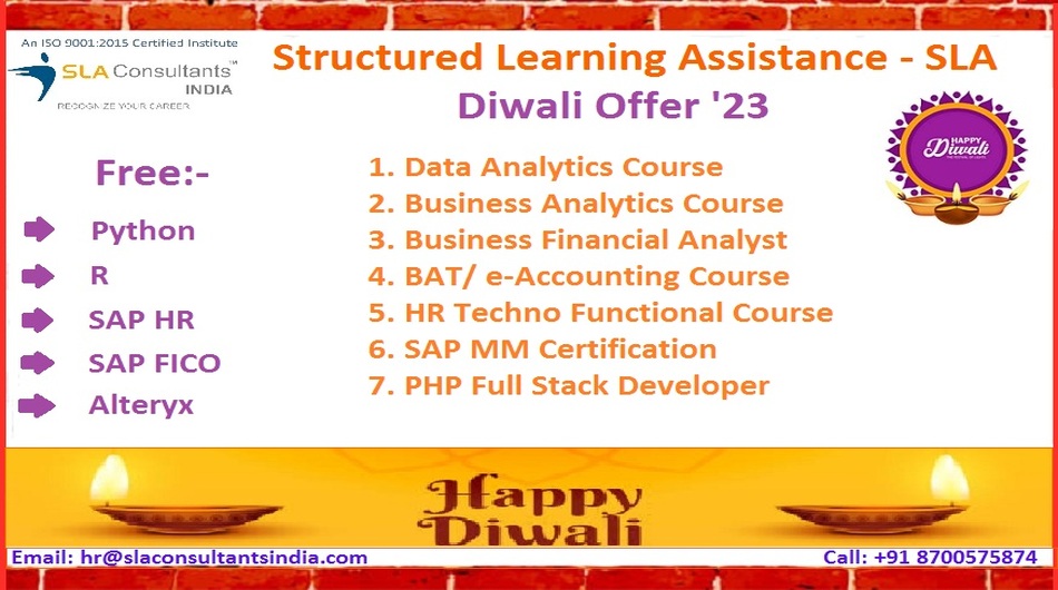 You are currently viewing Join Best Job Oriented Data Analytics Training and Certification Course in Delhi